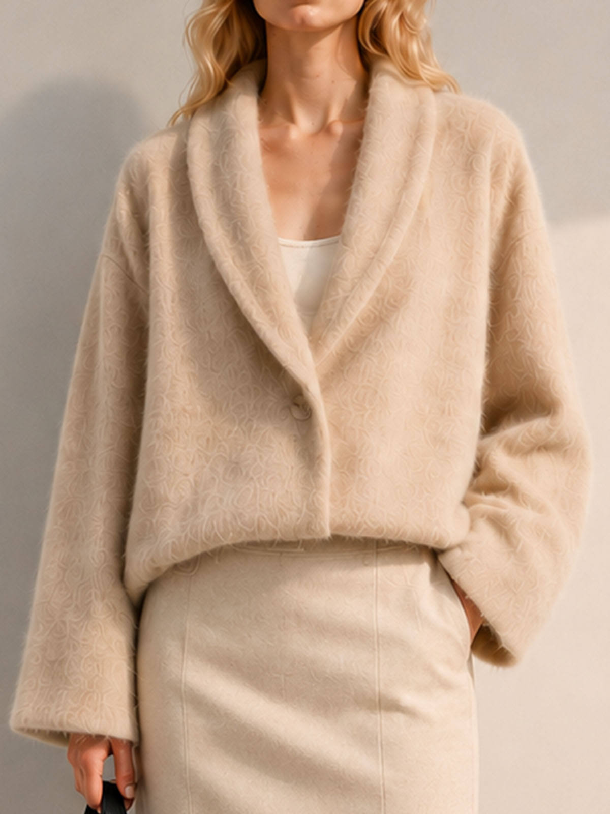2026 New Autumn Winter Casual Cashmere Woolen Coat Designer-Inspired Wool Jacket Fleece Lining Elegant Handcrafted Thick Single GC0034