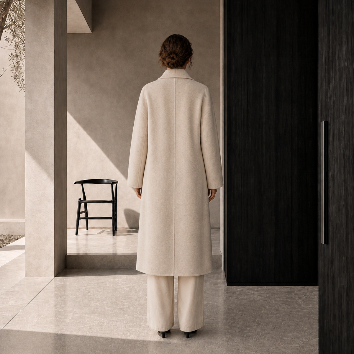 Women's Wool Thick Warming Winter Overcoat Elegant Coat 818