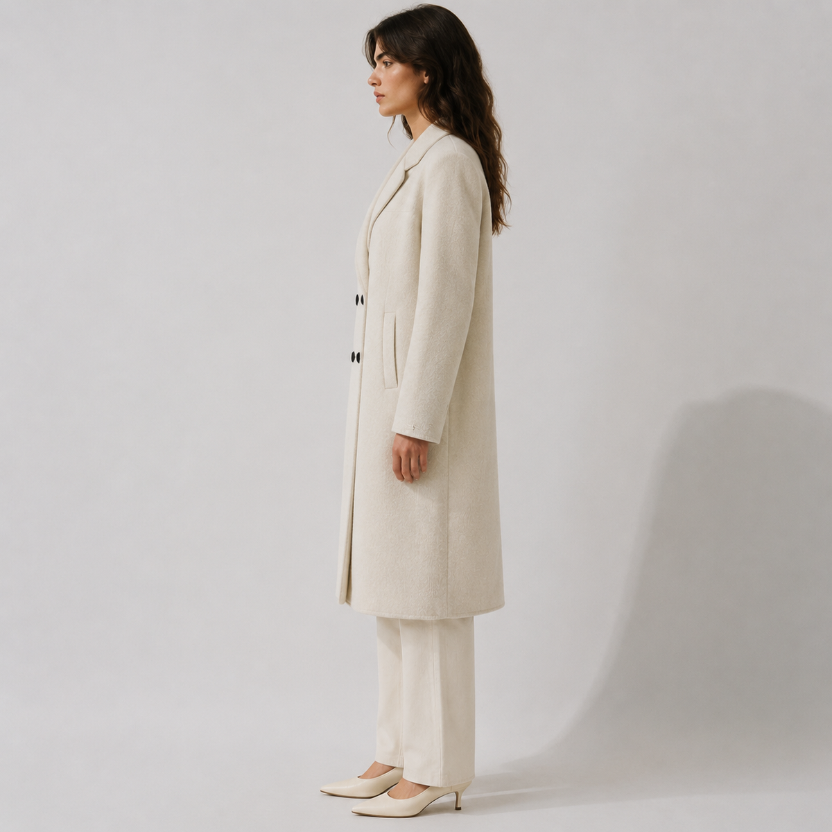 2026 New Premium Women's Winter Coat Luxury Double-Sided Long Jacket 8768