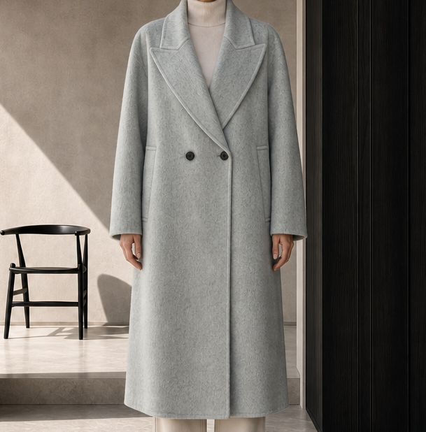 Women's Wool Thick Warming Winter Overcoat Elegant Coat 818