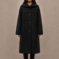 Women's Cashmere Wool Blend Coat Single Breasted Long Knee Length Winter Outerwear Apparel Stock 898