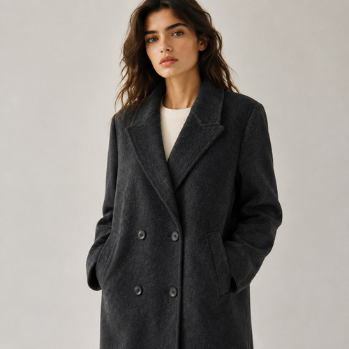2026 New Premium Women's Winter Coat Luxury Double-Sided Long Jacket 8768