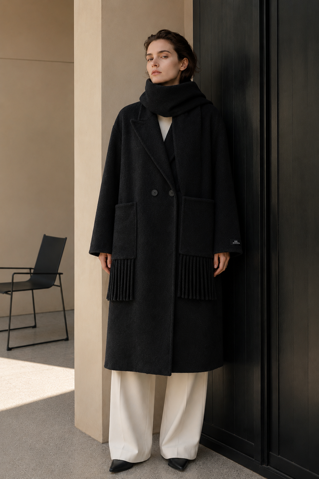 2026 New Women's Autumn/Winter Korean Style Casual Solid Color Wool Coat Custom OEM/ODM Service 8872