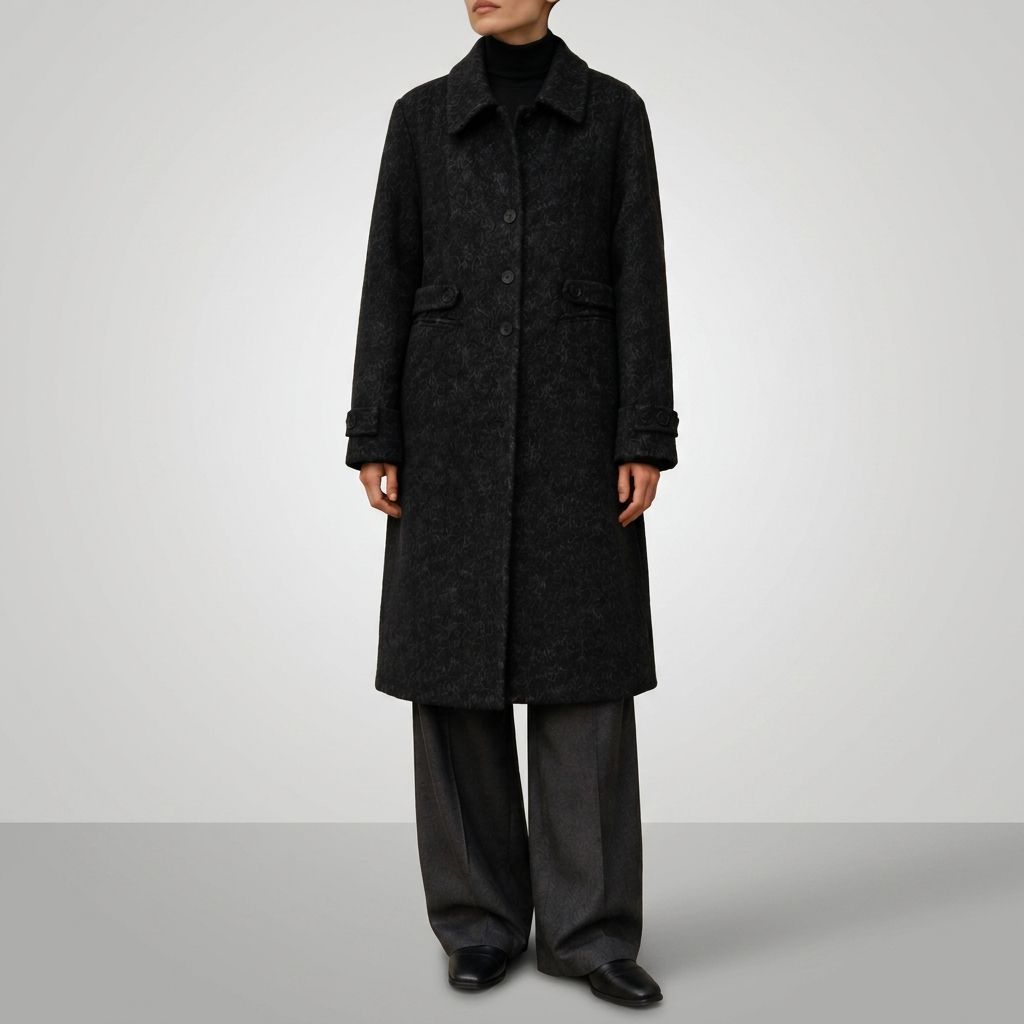 2026 New European American-Style Double-Faced Wool Long Warm Coat Exclusive Cross-Border Supply High-End Customizable Reversible GC0001
