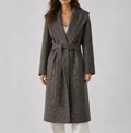 2026 New Women's Winter Wool Coat, Elegant High-End Thick Outerwear with Lapel Collar N8817