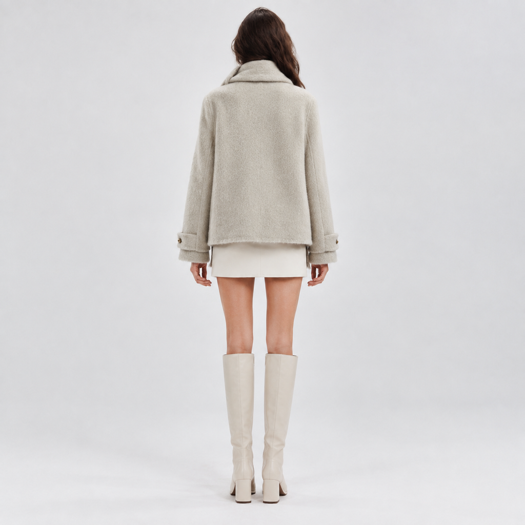 2026 Winter Women's Clothing, Chanel Style Design Cashmere Wool Coat Apparel Stock H2678